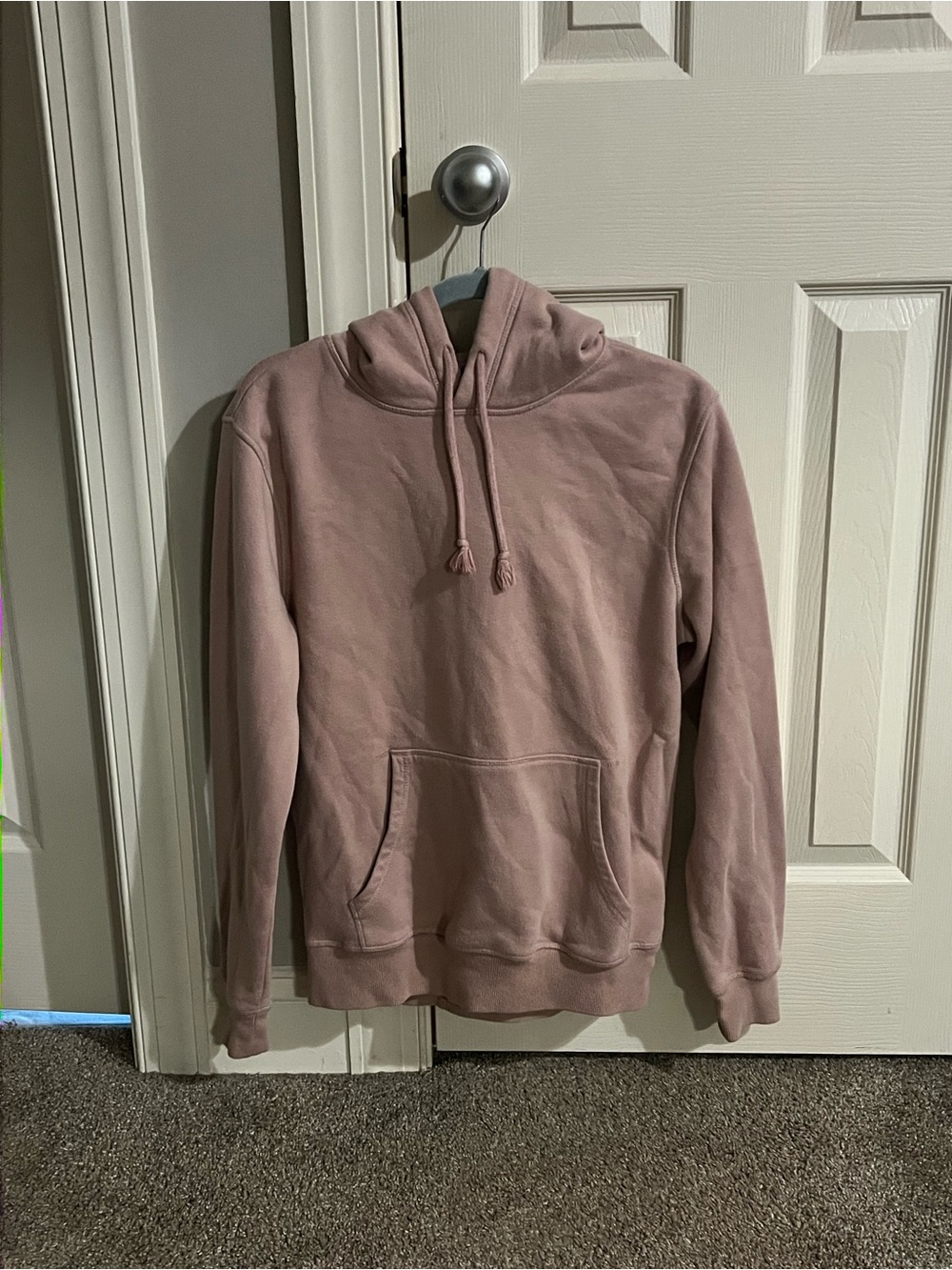 H&M DIVIDED Men's Dusty Rose Pullover Hoodie
